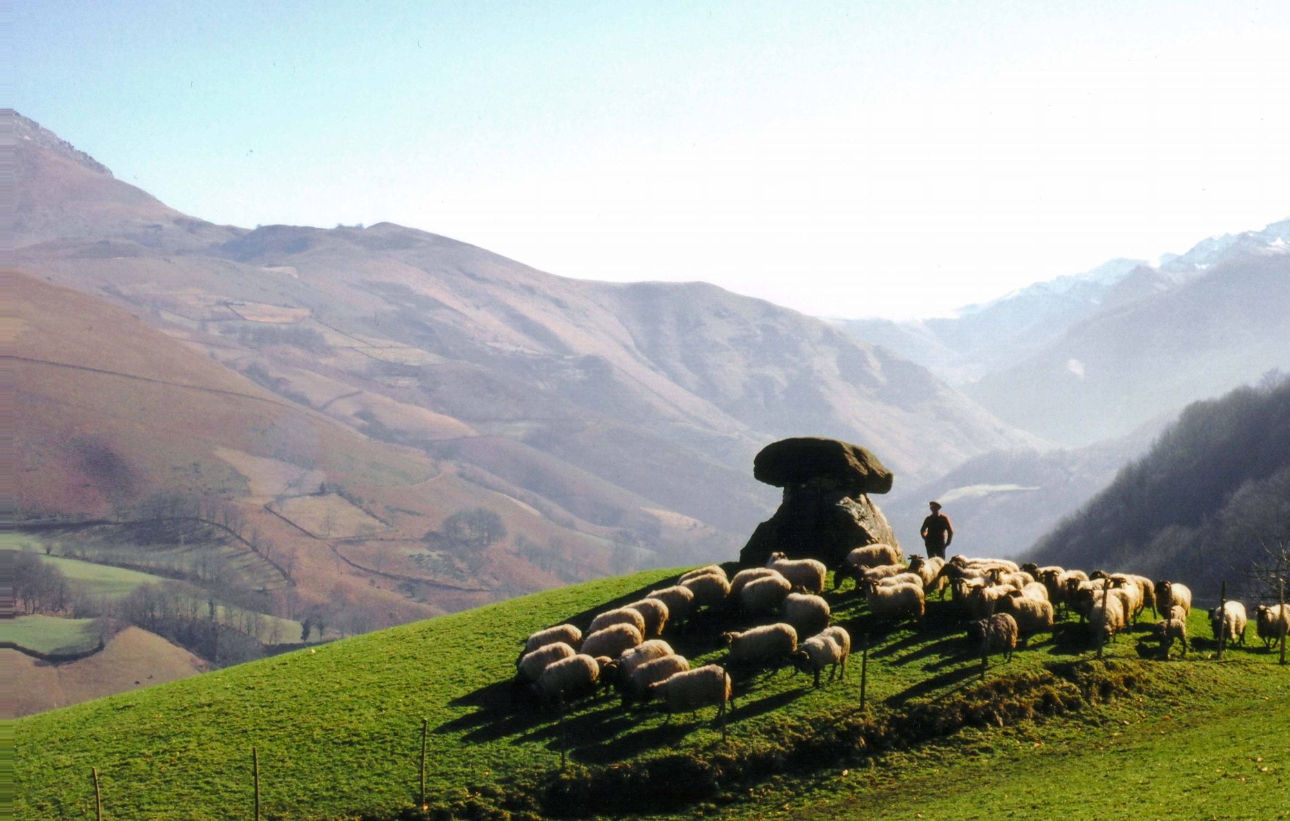 Paysage de montagne au Pays basque