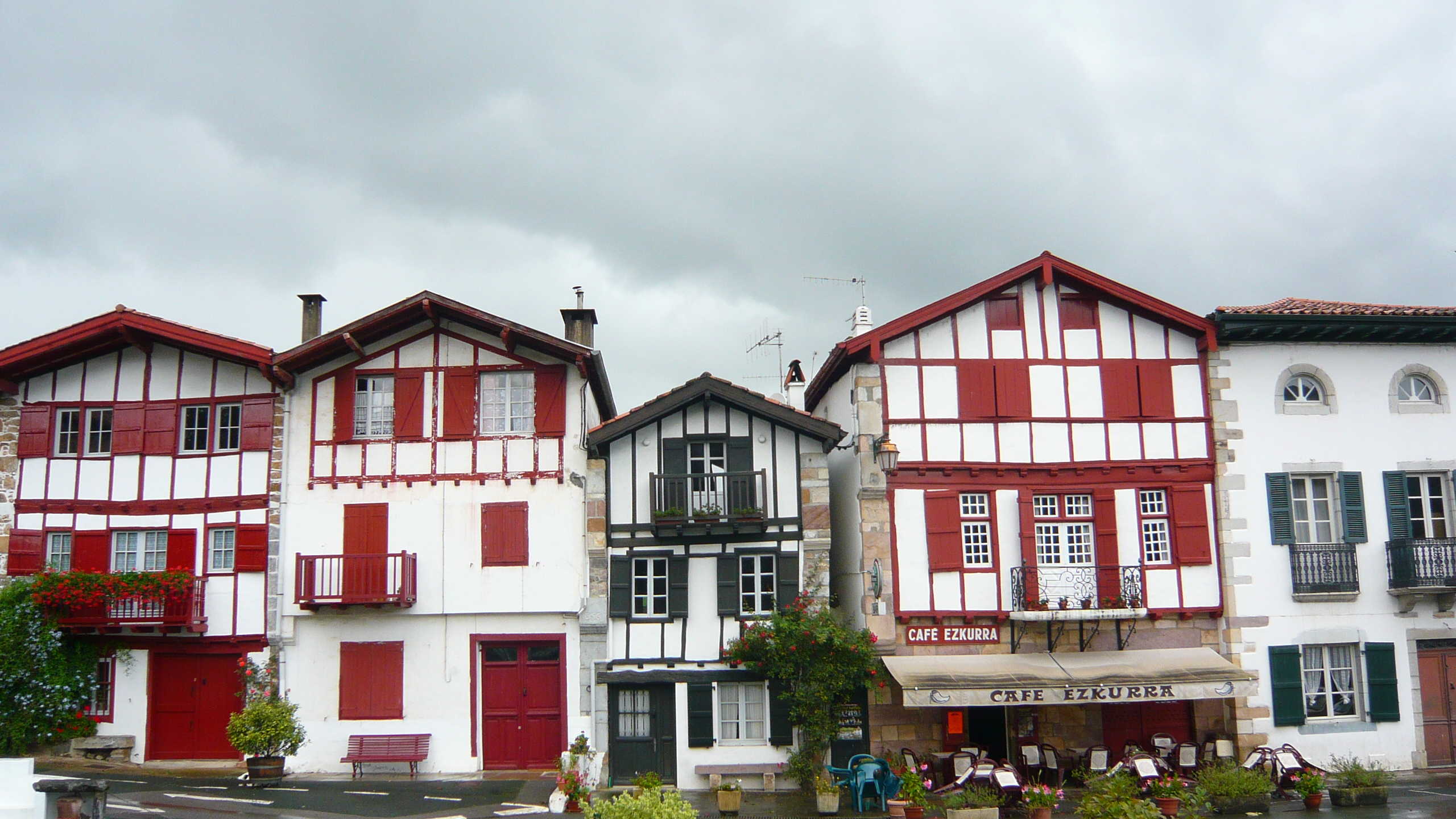 Maisons traditionnelles basques au Pays basque